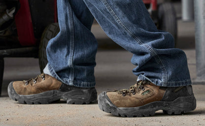 Men's Pittsburgh Energy 6" Waterproof Boot (Soft Toe) Cascade Brown/Greener Pastures