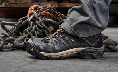 Men's Lansing Mid Waterproof (Steel Toe) Raven/Tawny Olive