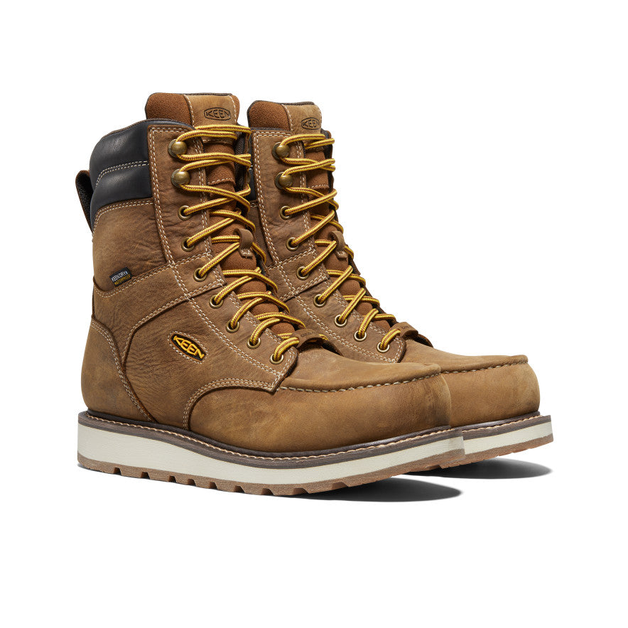 Men's Cincinnati 8" Waterproof Boot (Carbon Toe) Belgian/Sandshell