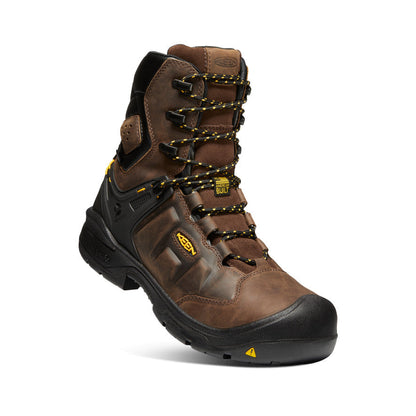 Men's Dover 8" Waterproof Boot (Carbon Toe) Dark Earth/Black