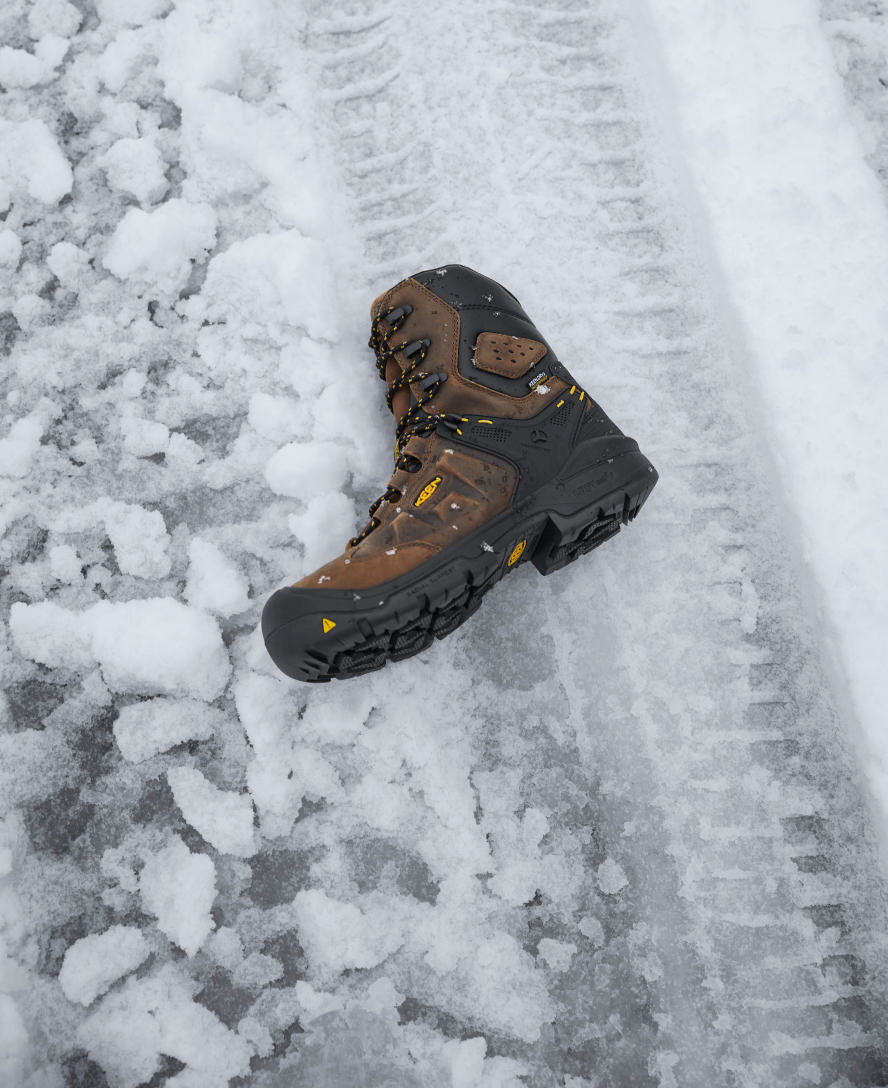 Men's Dover 8" Waterproof Boot (Carbon Toe) Dark Earth/Black