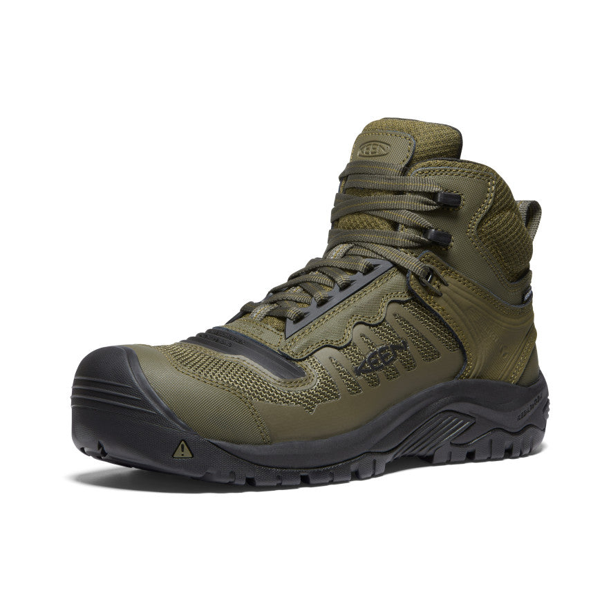 Men's Reno Mid Waterproof (Carbon Toe) Dark Olive/Black