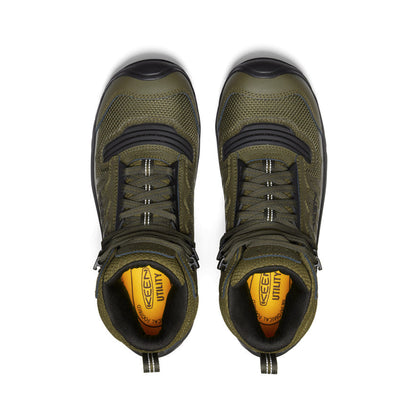 Men's Reno Mid Waterproof (Carbon Toe) Dark Olive/Black
