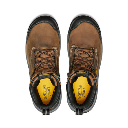Men's Evanston 6" Waterproof Boot (Carbon Toe) Bison/Black