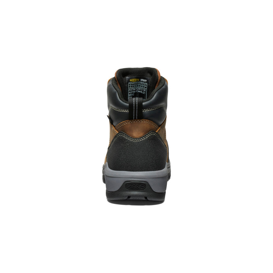 Men's Evanston 6" Waterproof Boot (Carbon Toe) Bison/Black