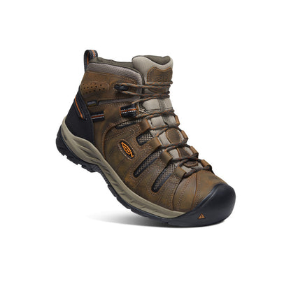 Men's Flint II Waterproof Mid (Soft Toe) Black Olive/Brindle