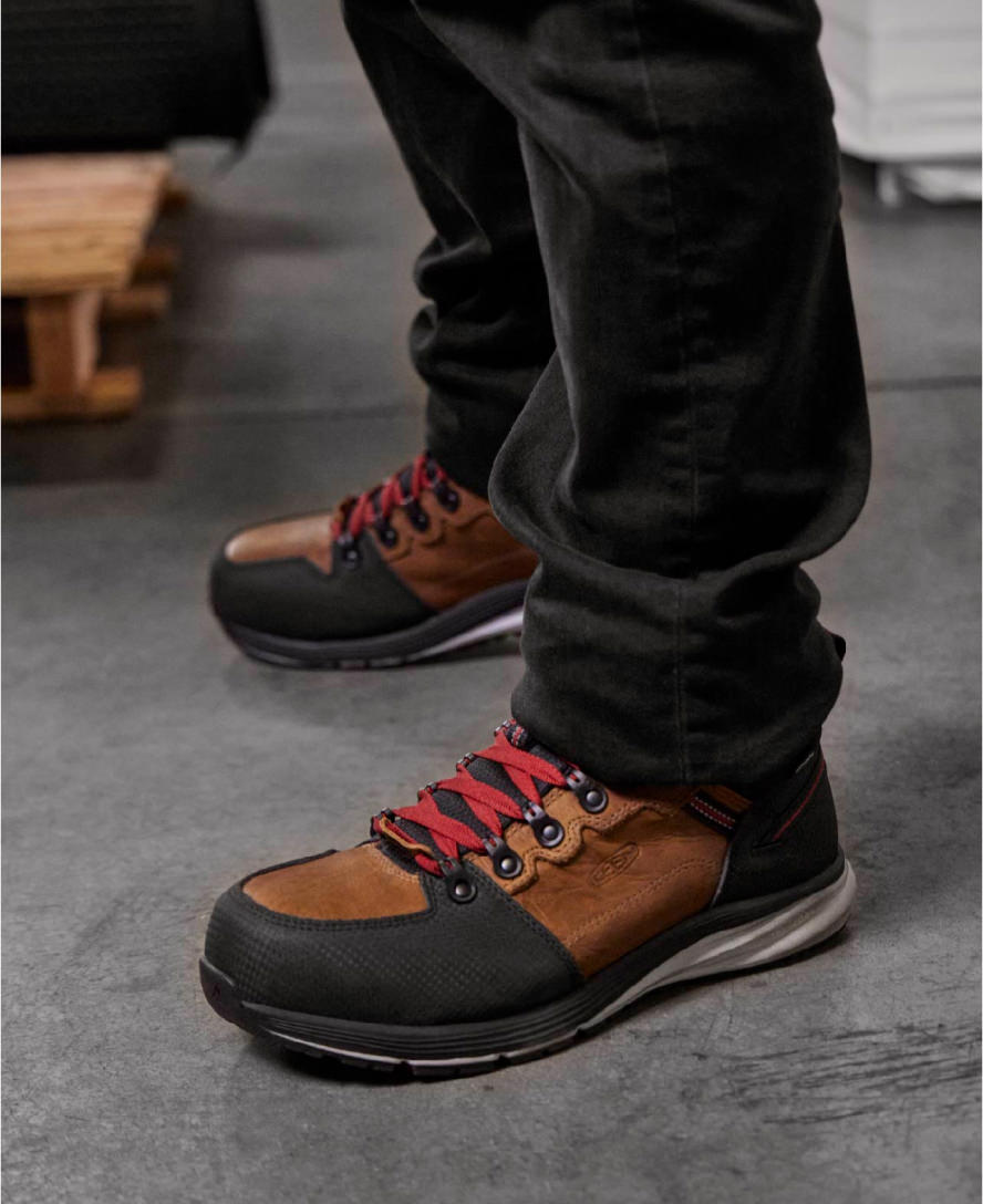 Men's Red Hook Waterproof Boot (Carbon Toe) Tobacco/Black