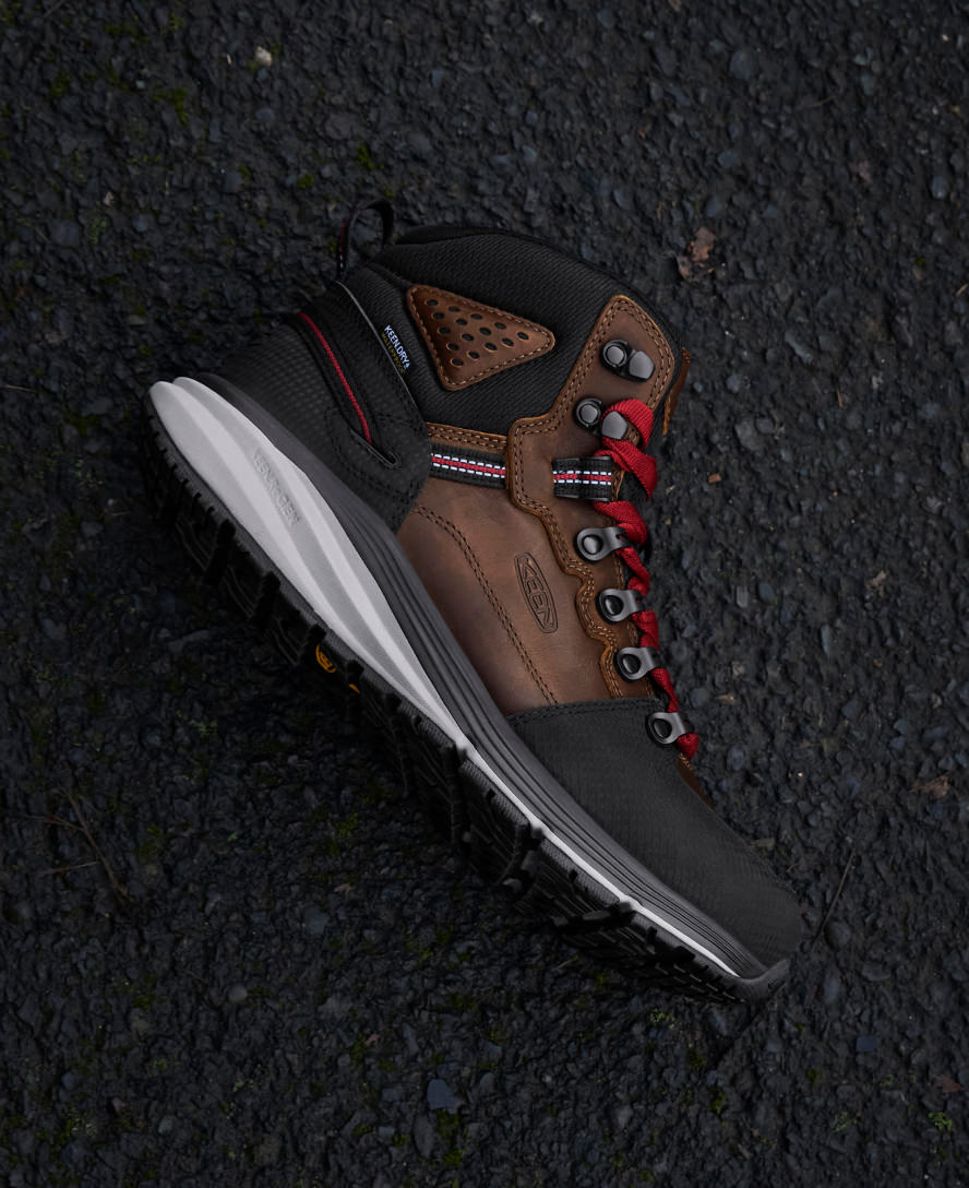 Men's Red Hook Waterproof Boot (Carbon Toe) Tobacco/Black