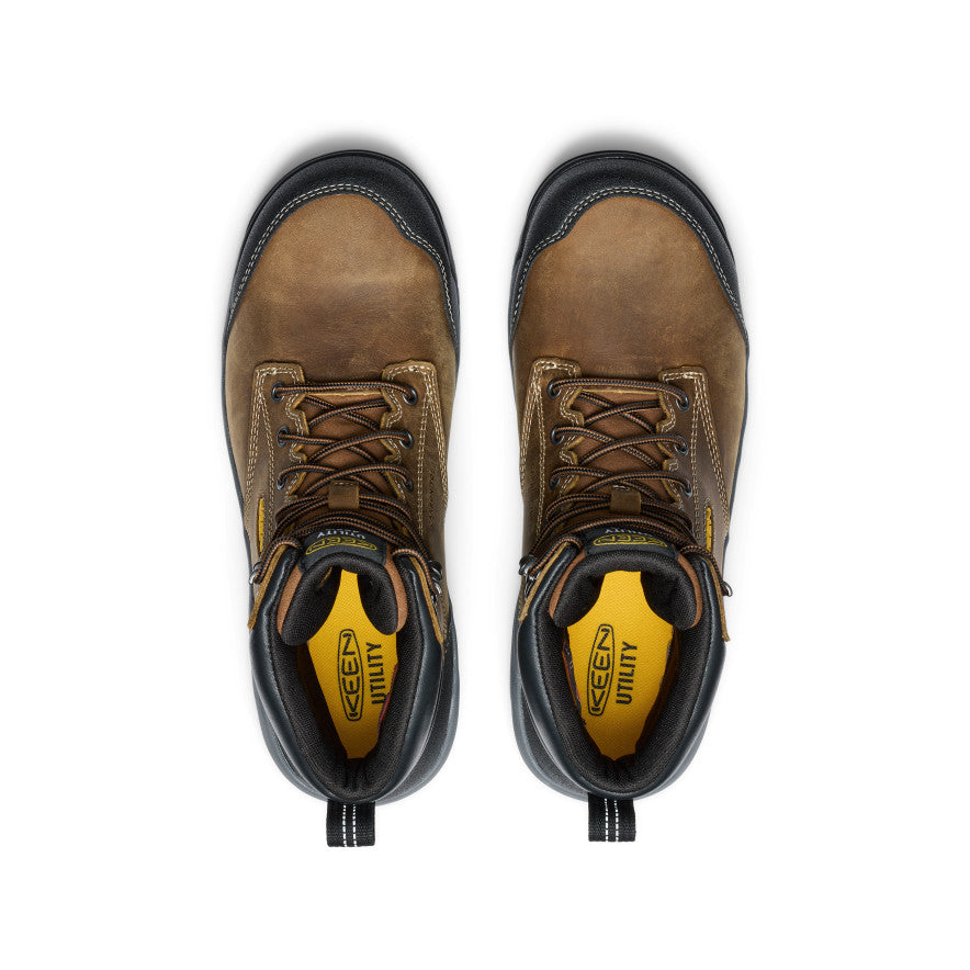 Men's Evanston 6" Insulated Waterproof Boot (Carbon Toe) Bison/Black