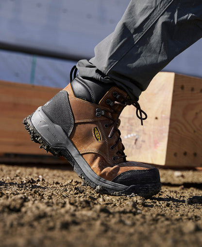 Men's Evanston 6" Insulated Waterproof Boot (Carbon Toe) Bison/Black
