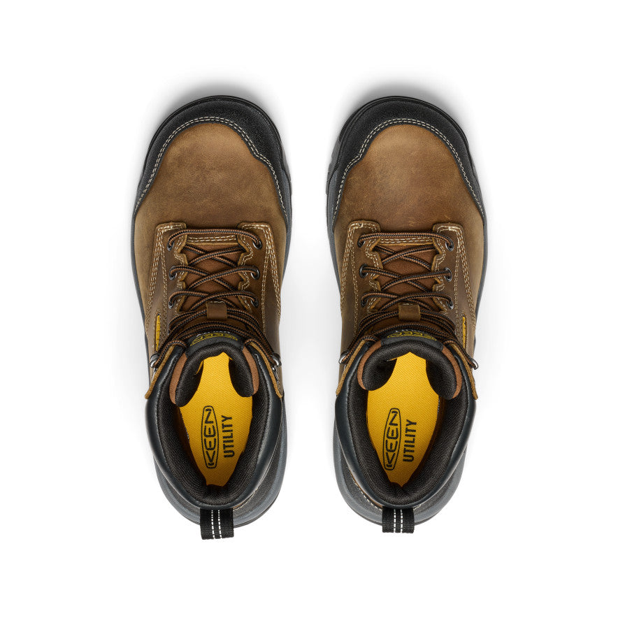 Men's Evanston 6" Waterproof Boot (Soft Toe) Bison/Black