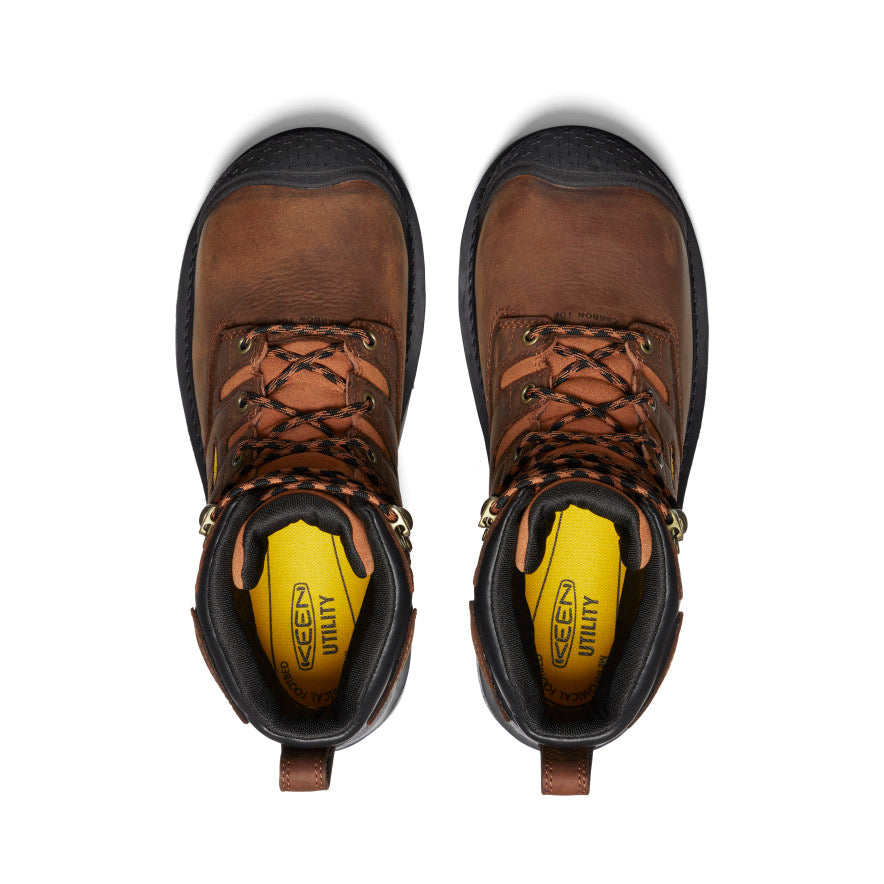 Men's Camden 6" Waterproof Boot INT MET (Carbon Toe) Leather Brown/Black