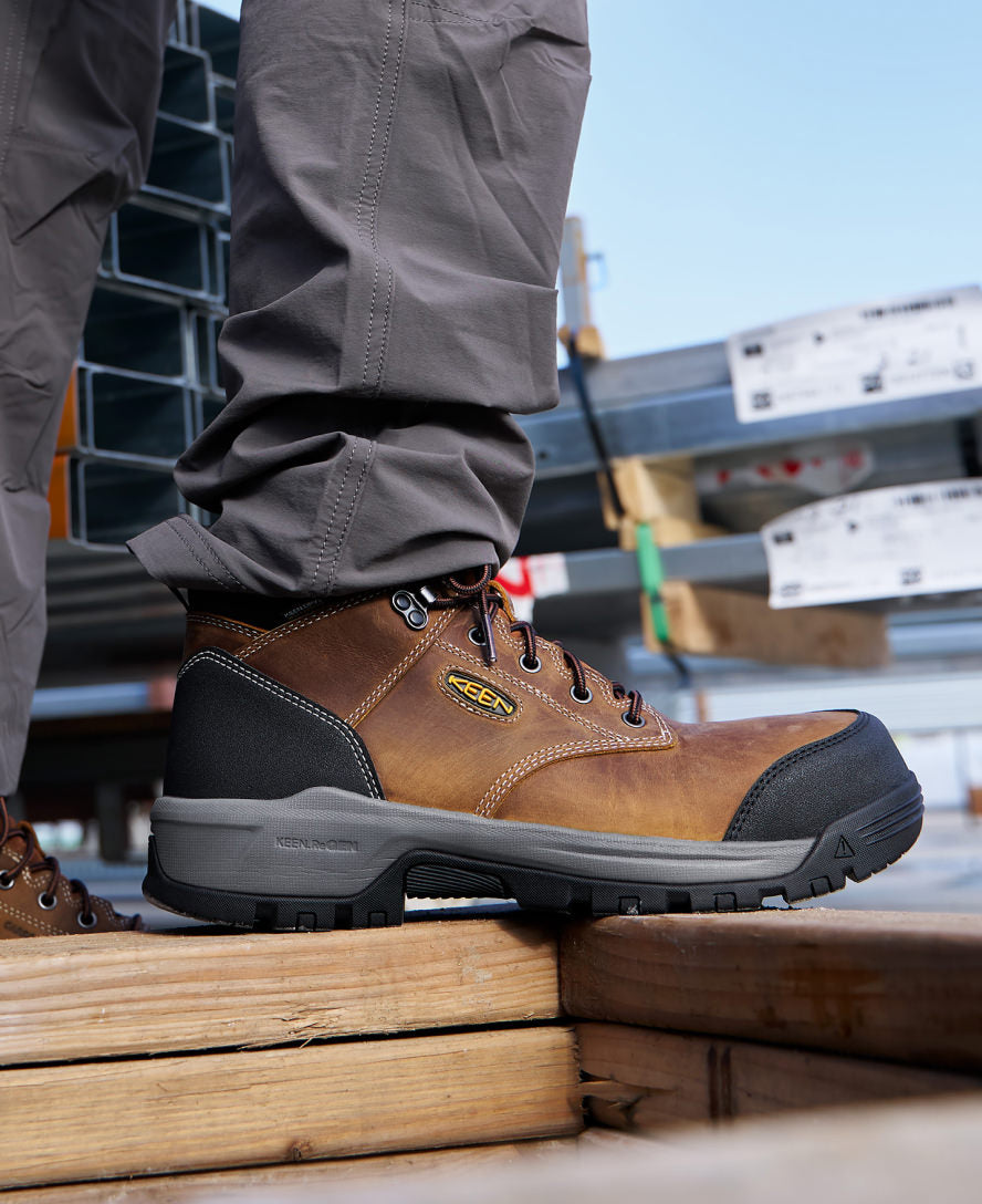Men's Evanston 6" Waterproof Boot INT MET (Carbon Toe) Bison/Black