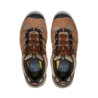 Men's Headout Waterproof Hiking Shoe Bison/Fossil Orange