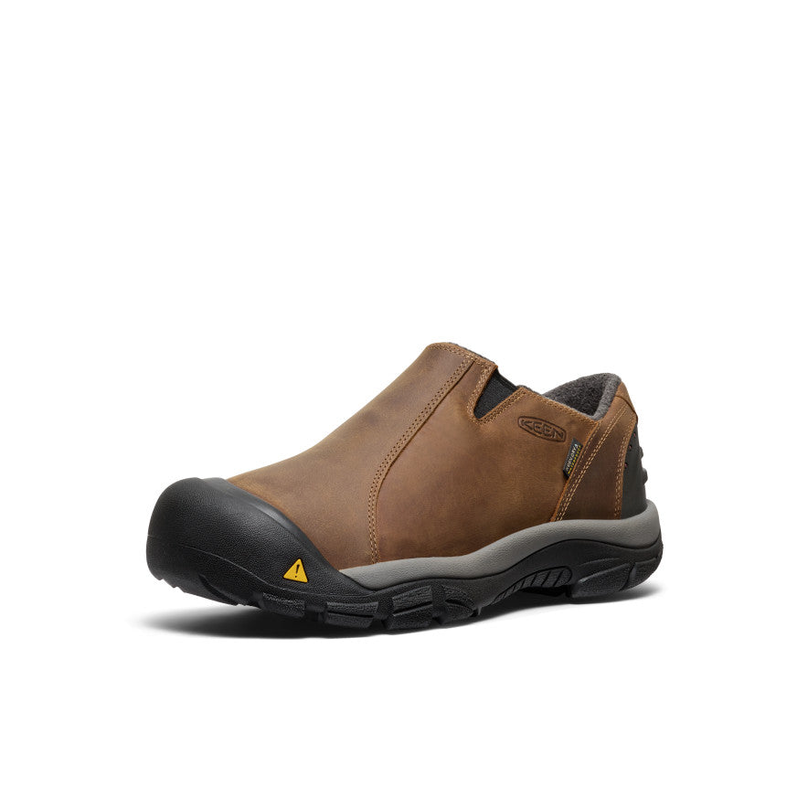 Men's Brixen Waterproof Low Slate Black/Madder Brown