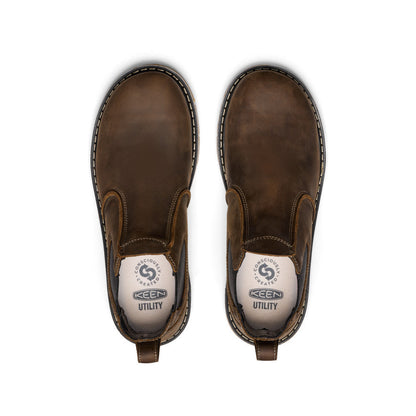 Men's San Jose Chelsea 90° Heel Boot (Aluminum Toe) Cascade Brown/Gum