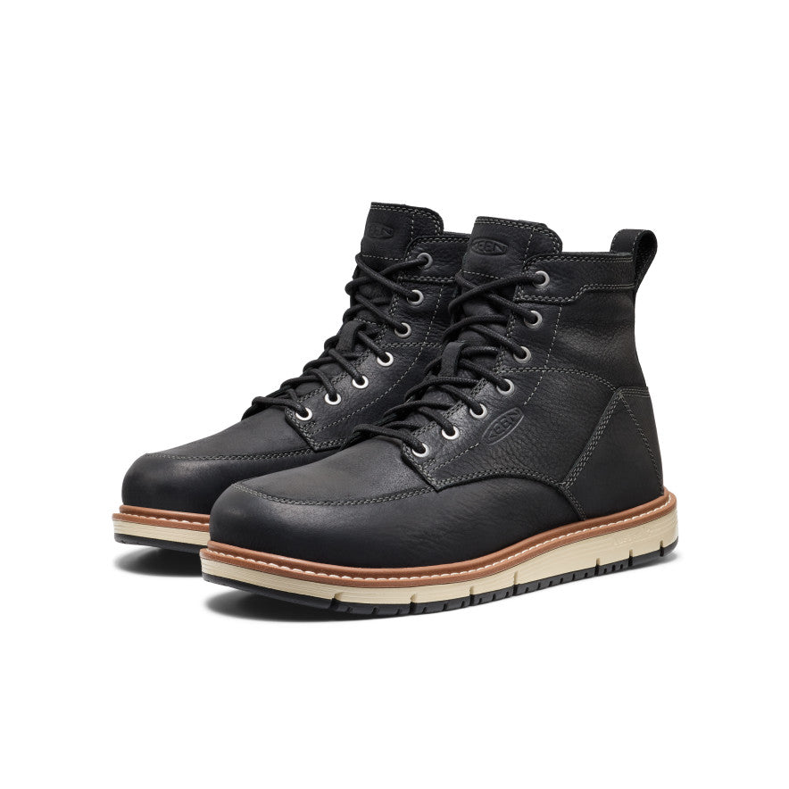 Men's San Jose 6" Boot (Aluminum Toe) Black/Caramel Cafe