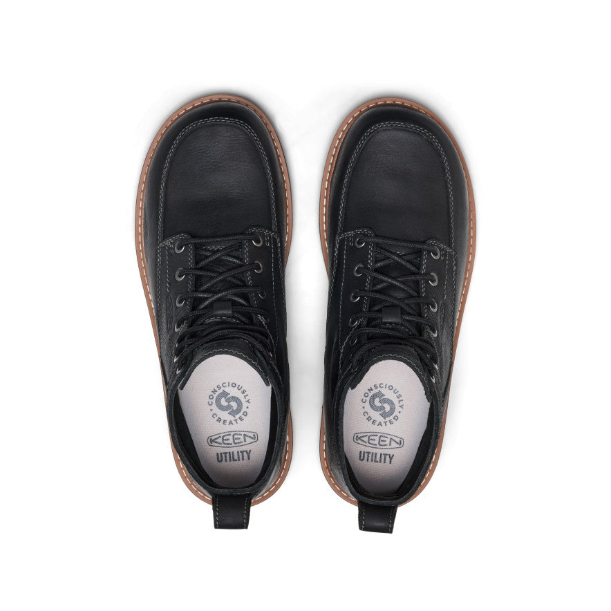 Men's San Jose 6" Boot (Aluminum Toe) Black/Caramel Cafe