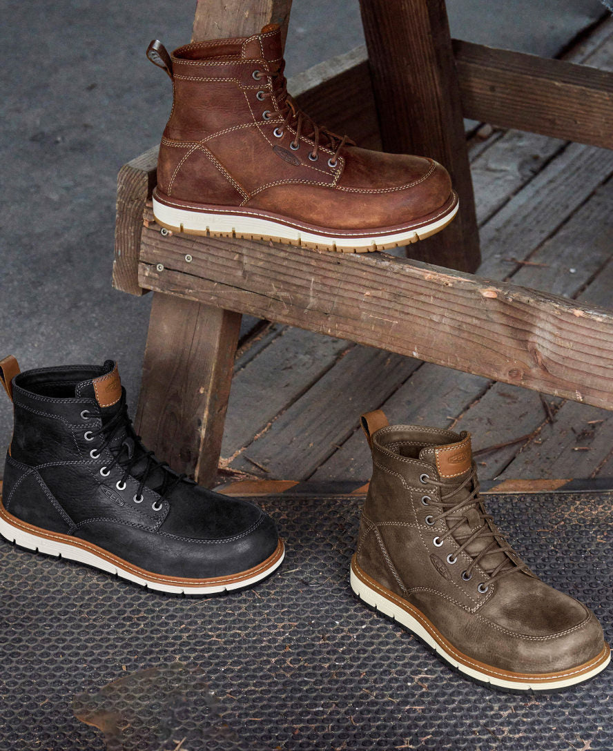 Men's San Jose 6" Boot (Aluminum Toe) Black/Caramel Cafe