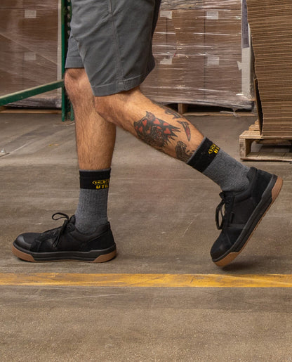Men's Kenton ESD Work Shoe (Carbon Toe) Black/Gum