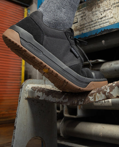 Men's Kenton ESD Work Shoe (Carbon Toe) Black/Gum