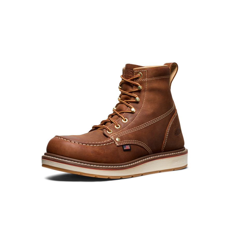Men's Liberty 6" Boot (Soft Toe) Leather Brown/Birch