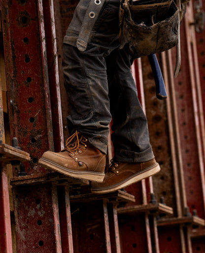 Men's Liberty 6" Boot (Soft Toe) Leather Brown/Birch