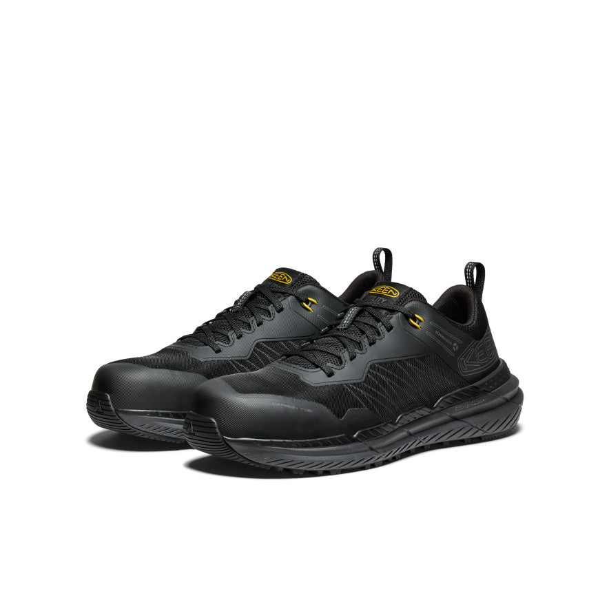 Men's Speedworks Work Sneaker (Carbon Toe) Black/Steel Grey
