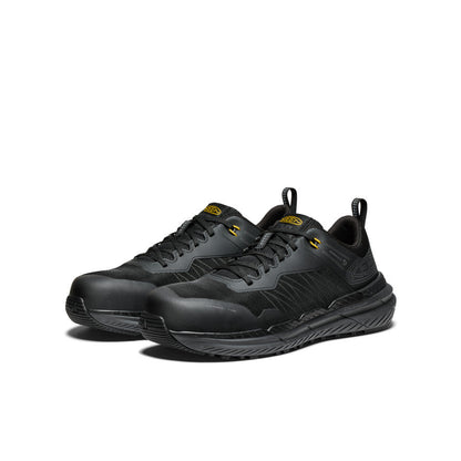 Men's Speedworks Work Sneaker (Carbon Toe) Black/Steel Grey