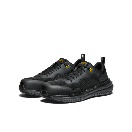 Men's Speedworks Work Sneaker (Carbon Toe) Black/Steel Grey