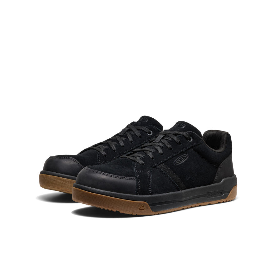 Men's Kenton+ ESD Work Shoe (Carbon Toe) Black/Gum