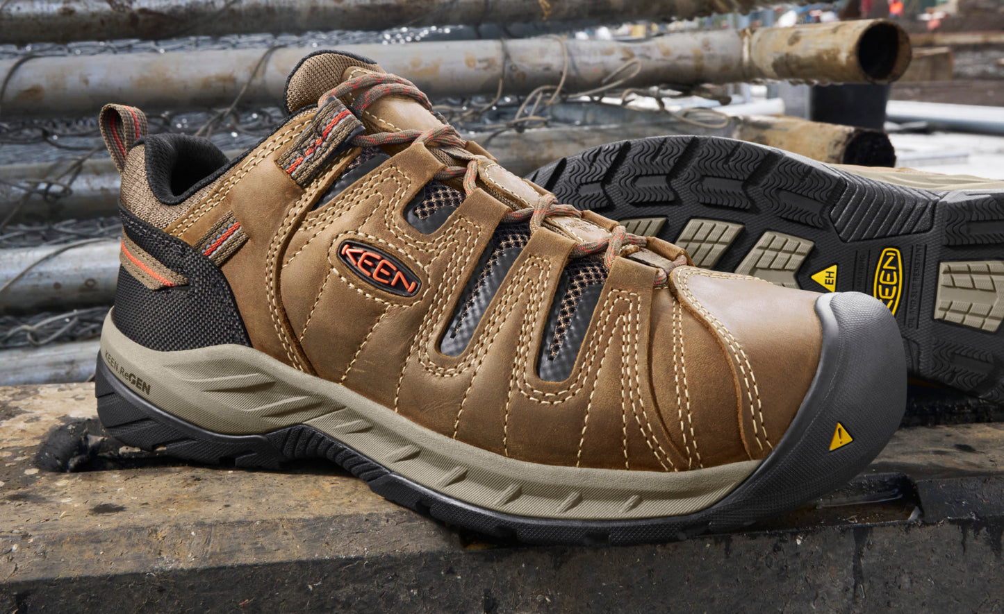 Men's Flint II (Steel Toe) Shitake/Rust