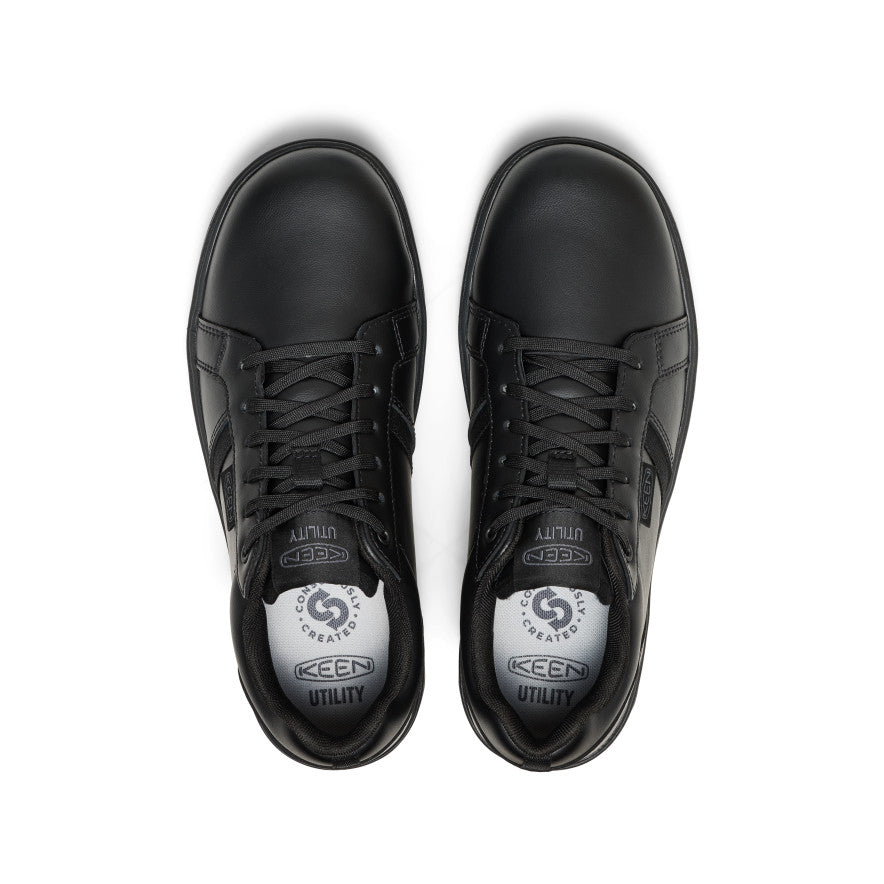 Men's Kenton WTX Work Shoe (Soft Toe) Black/Black