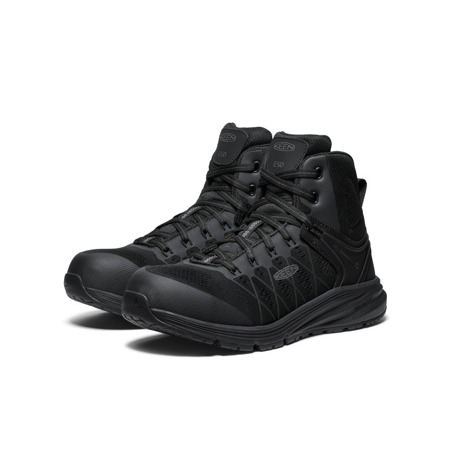 Men's Vista Energy Mid ESD (Carbon Toe) Black/Black