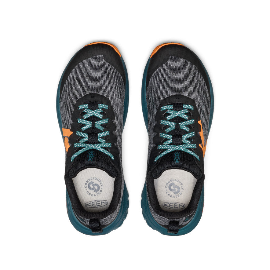 Men's Roam Trail Running Shoe Black/Orange Peel