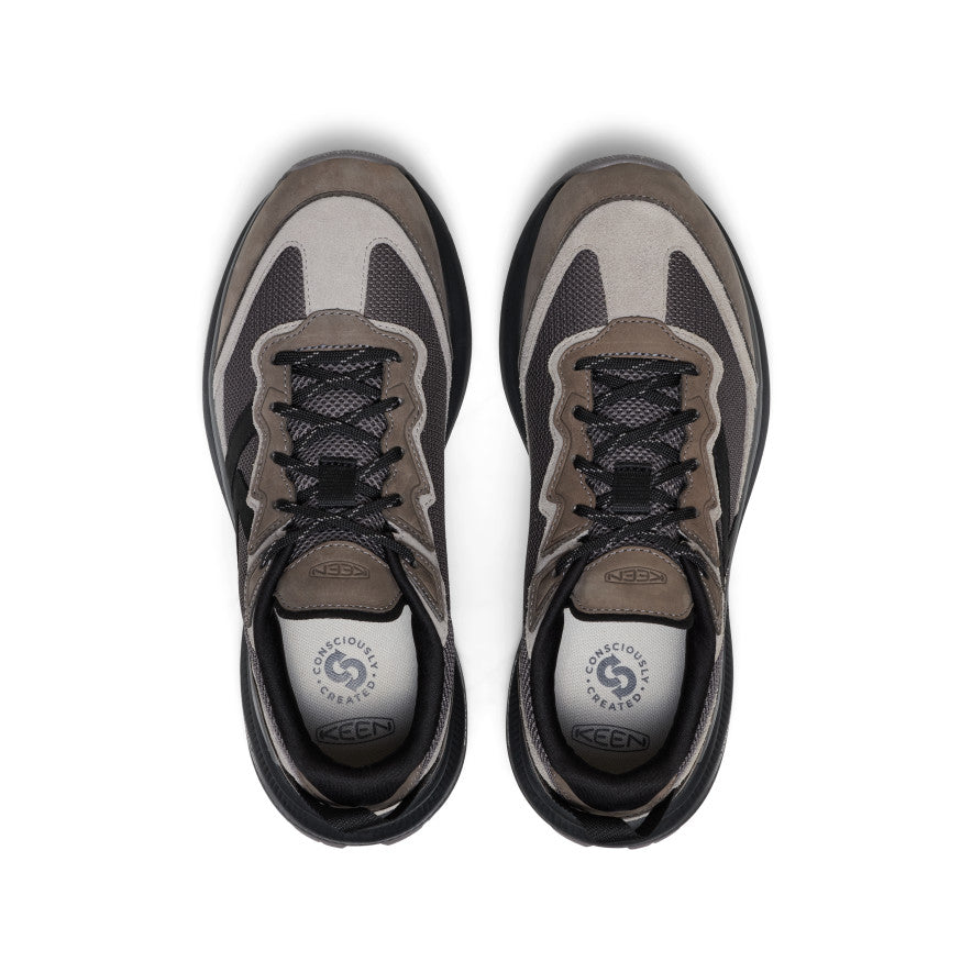 Men's WK500 Leather Walking Shoe Steel Grey/Black