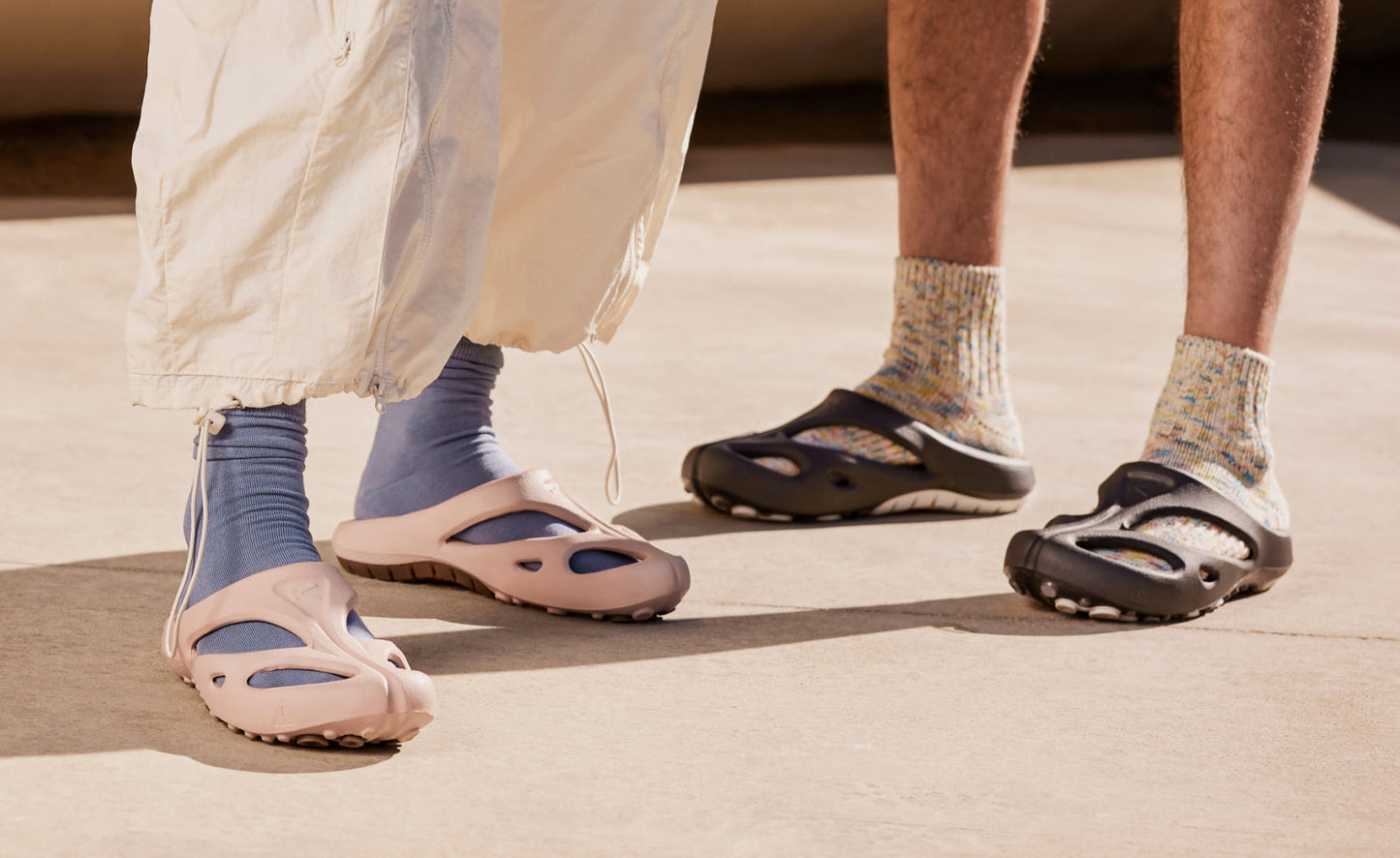 Men's Shanti Clog Black/Dawn Blue
