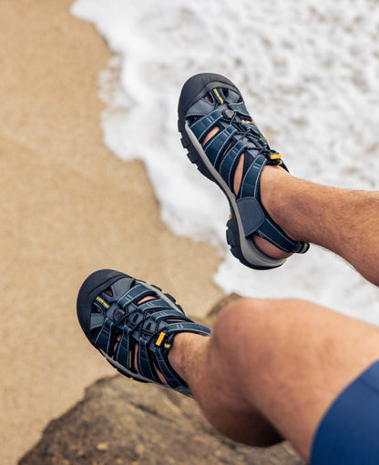 Men's Newport H2 Sandal Naval Academy/Keen Yellow