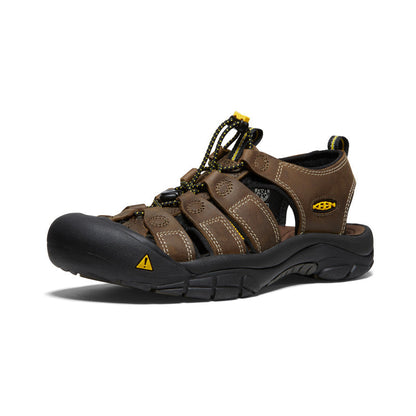 Men's Newport Leather Sandal Wide Bison