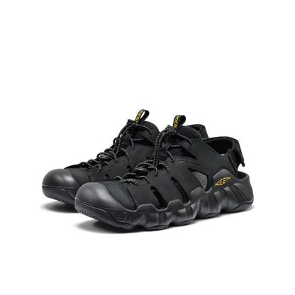 Men's Hyperport Fisherman Leather Sandal Black/Keen Yellow
