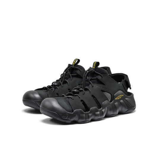Men's Hyperport Fisherman Leather Sandal Black/Keen Yellow