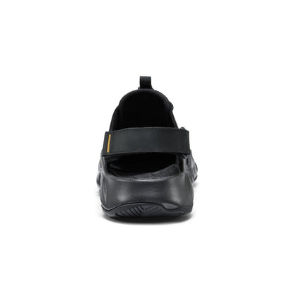 Men's Hyperport Fisherman Leather Sandal Black/Keen Yellow