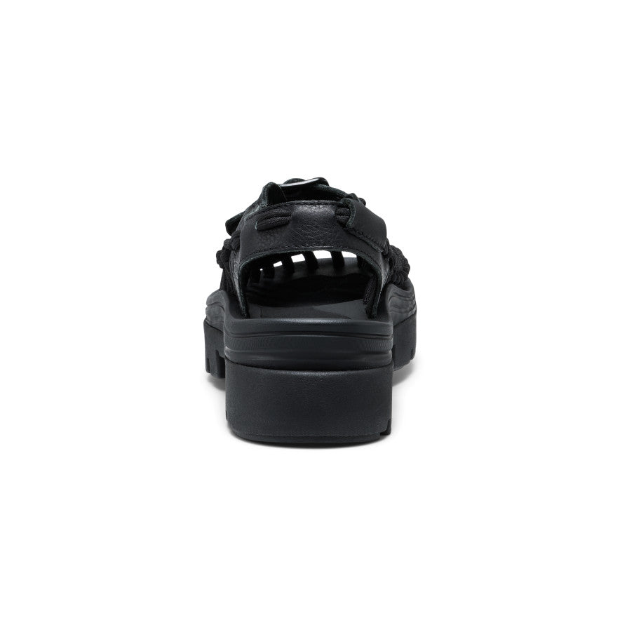 All Gender UNEEK PLT Mary Jane Sneaker Black Smooth Lea