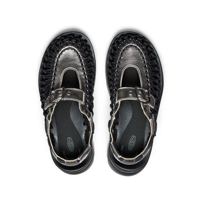 All Gender UNEEK PLT Mary Jane Sneaker Silver/Black