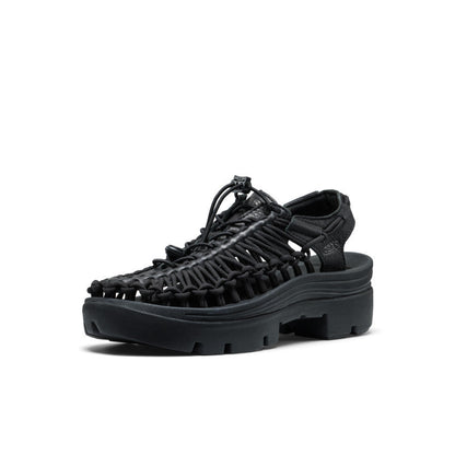 All Gender UNEEK PLT Sneaker Black Smooth Lea