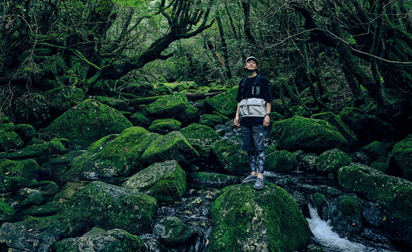 Men's UNEEK Sneaker x ELNEST Yakushima Forestra Camo