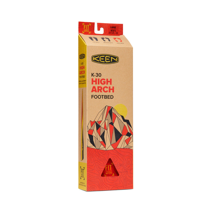 Men's Outdoor K-30 High Arch Insole Red