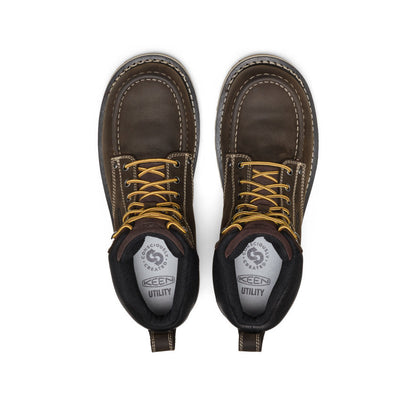 Men's Cincinnati 6" Waterproof Boot (Carbon Toe) Dark Chocolate/Sandshell