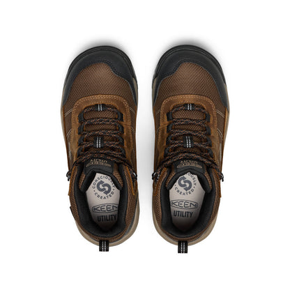 Women's Skokie Waterproof Work Boot (Soft Toe) Bison/Black