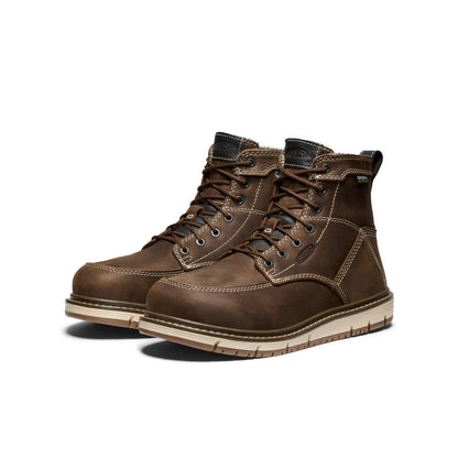 Women's San Jose 6" Waterproof Boot (Aluminum Toe) Cascade Brown/Gum